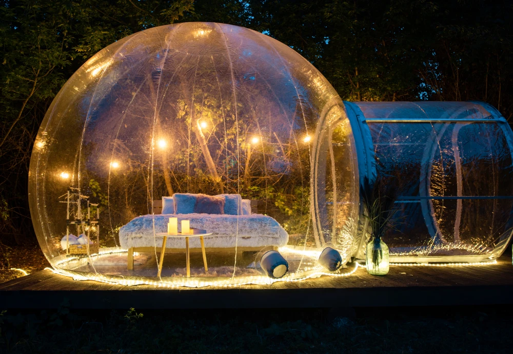 clear bubble tents