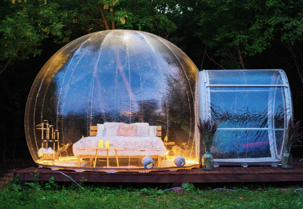 large bubble tent