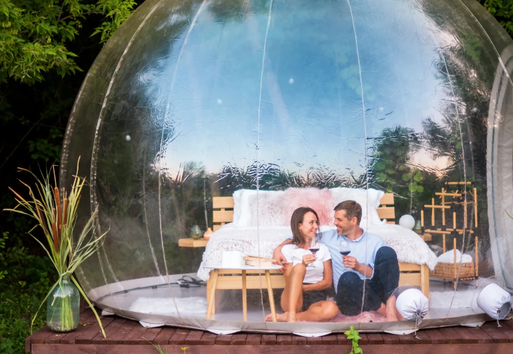 glamping bubble tent near me