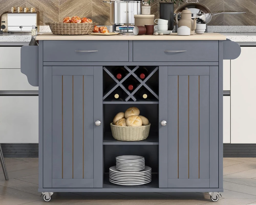 movable kitchen islands with storage