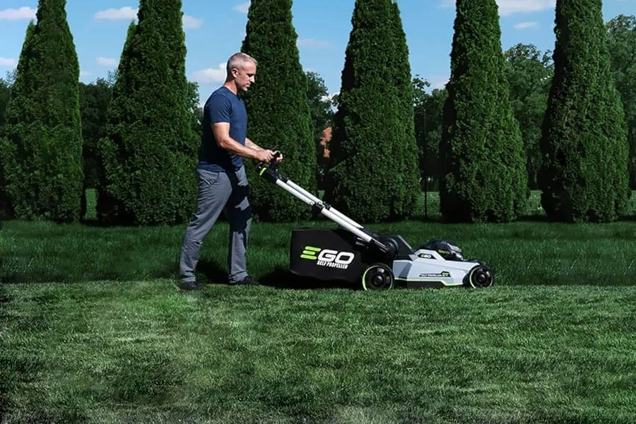 top rated battery powered lawn mowers